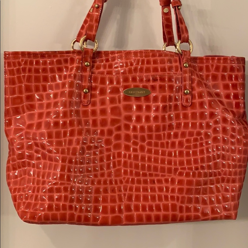 Brahmin large embossed purse